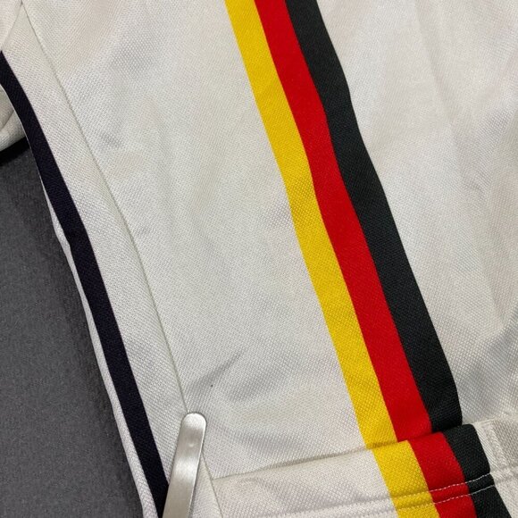 Vintage Descente Cycling Jersey Germany Size Small 1/4 Zip Pullover Striped - Picture 5 of 10